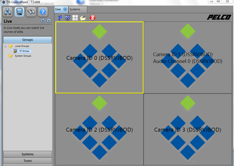 Local Camera groups in DS ControlPoint do not display