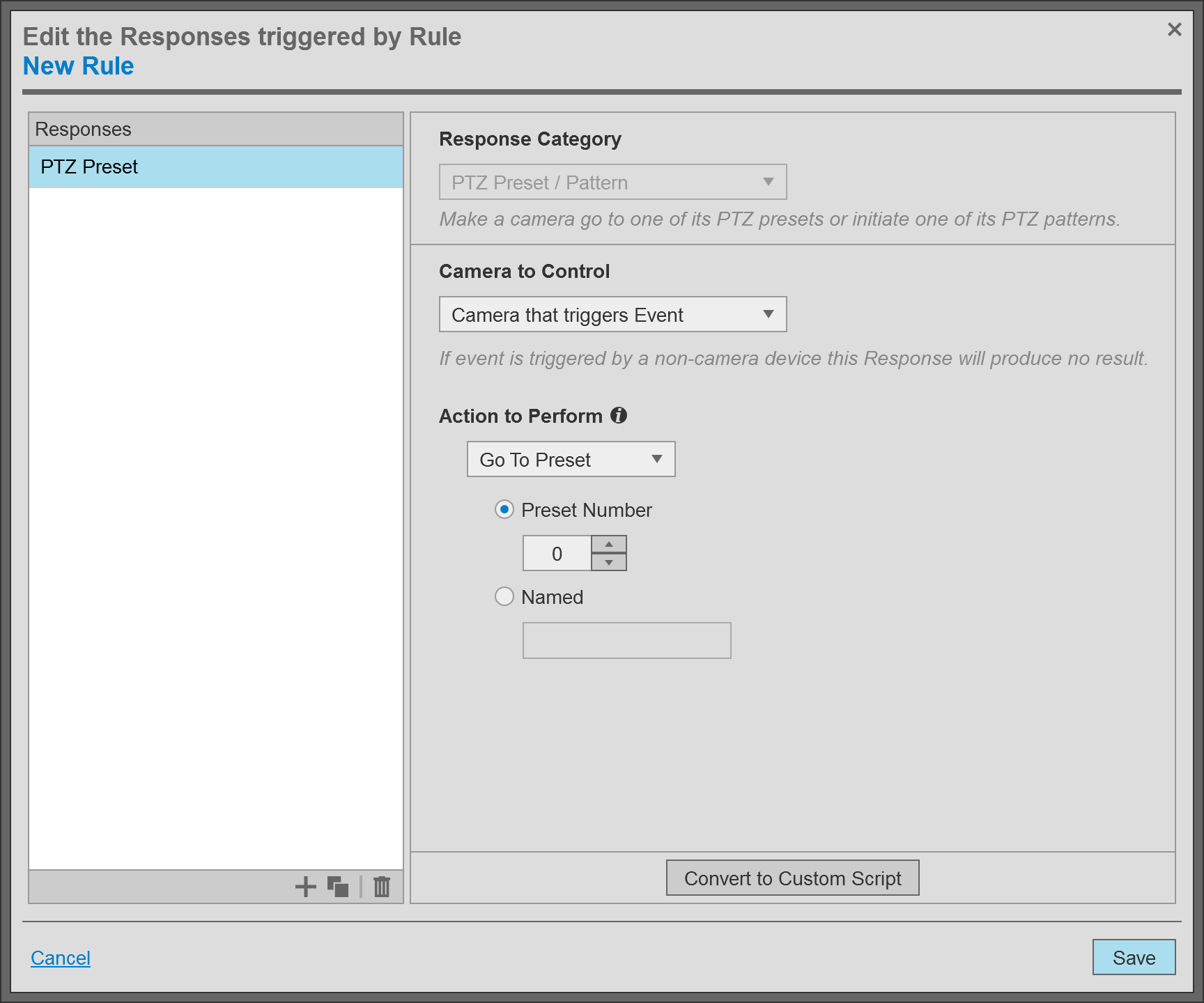Overview of VideoXpert Enterprise v.2.5 Rules Engine configuration User ...