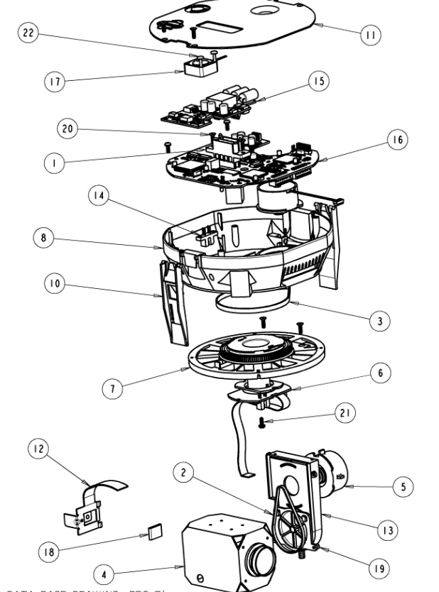 Pelco spectra sale iv parts