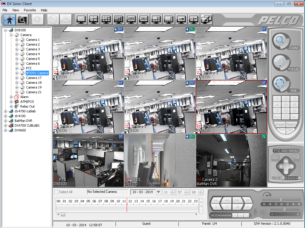 How to save a screen layout as a favorite on the DX Series Client.