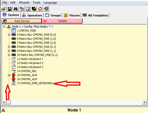 How to add CM9760-KBD Keyboards to a CM9760-DMR in keyboard merger mode.