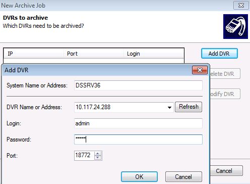 Installation and operation of the DS Archive Utility