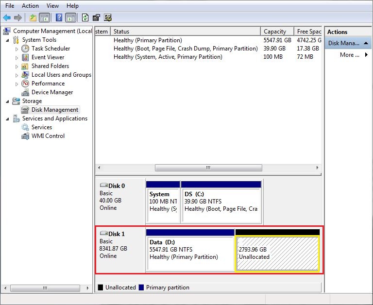 How to expand the storage array on a DSSRV.