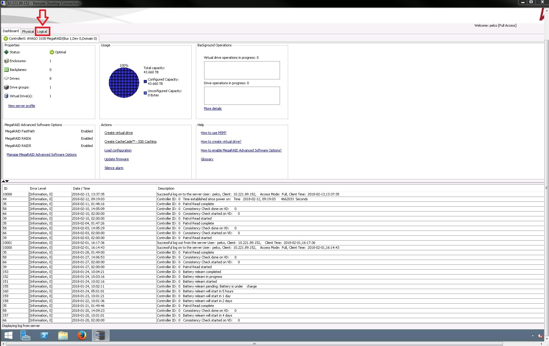 VxS How to update the RAID controller firmware