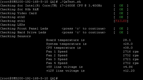 How to check hardware status directly on most Endura Hardware.