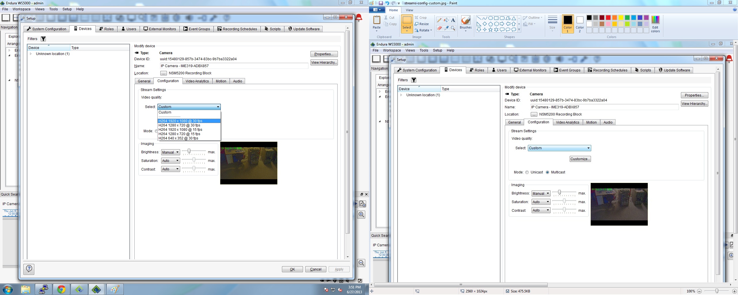 Endura WS5000 or WS5200 displays error Current layout cannot display ...