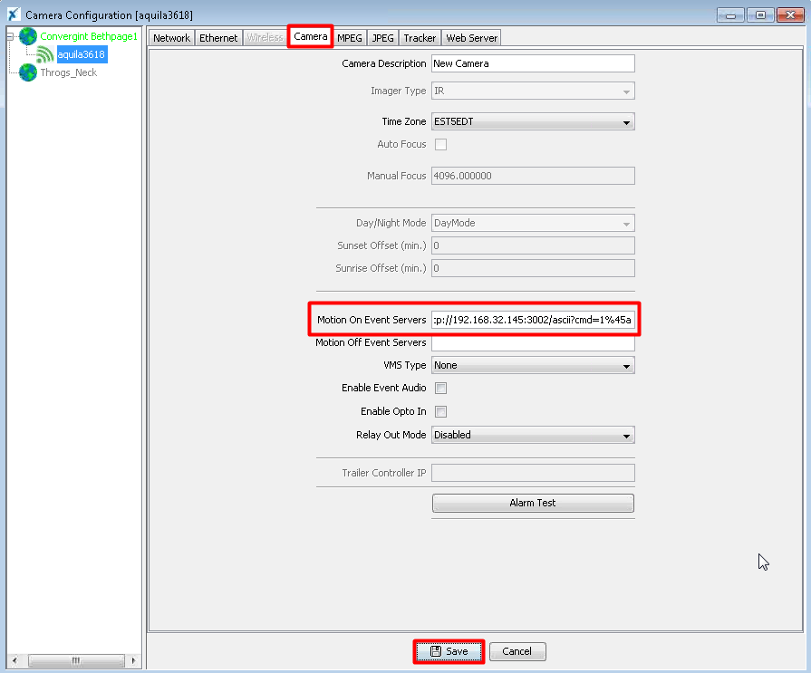 How to setup alarms from SightLogix cameras to be viewed on Lenel ...
