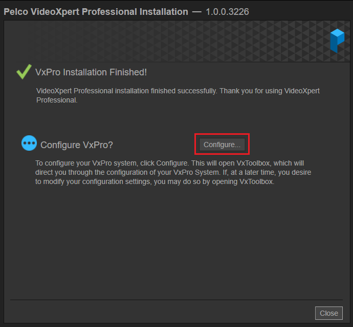 VxPro Software Only Installation Quick Start Guide