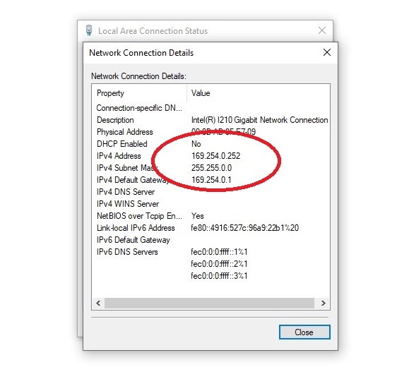 Assigning an IP Address to a Camera