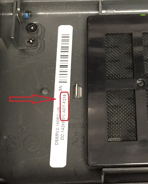 DSSRV / DSSRV2 - How to locate the serial number