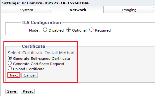 VxPro: Enable TLS with Pelco Cameras