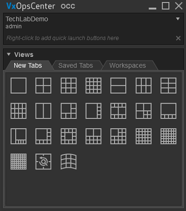 Is it possible to customize the Views Tabs Layout in VxOpscenter