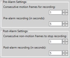 How to configure motion recording on a DigitalSentry system.