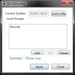How do you configure the Digital Sentry/DS ControlPoint software to use ...