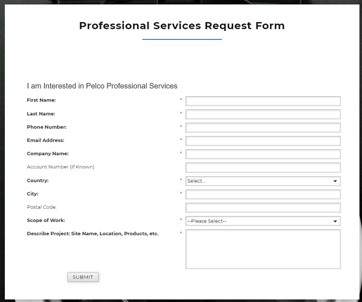 How to setup a Site Visit for a Professional Services Technician to ...