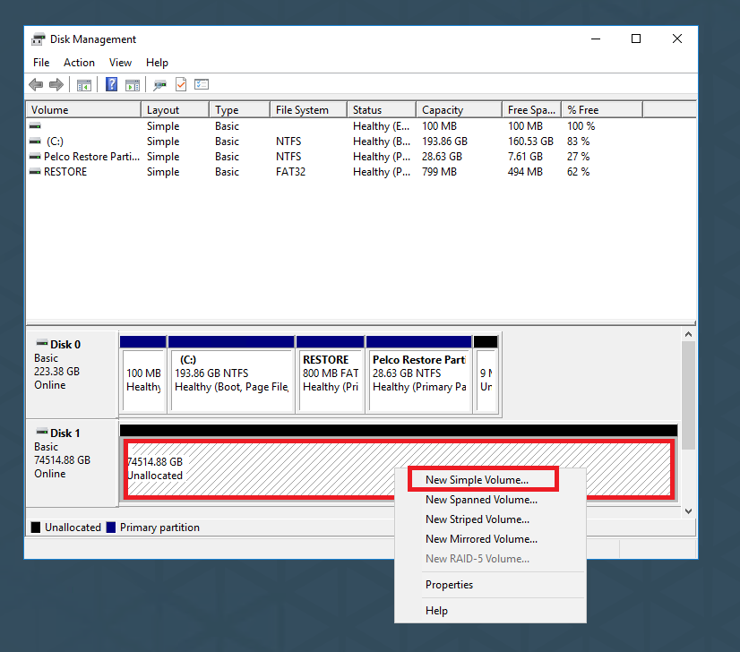 How to configure the RAID array on VxS V2 T-Series Recorder (Dell Hardware)