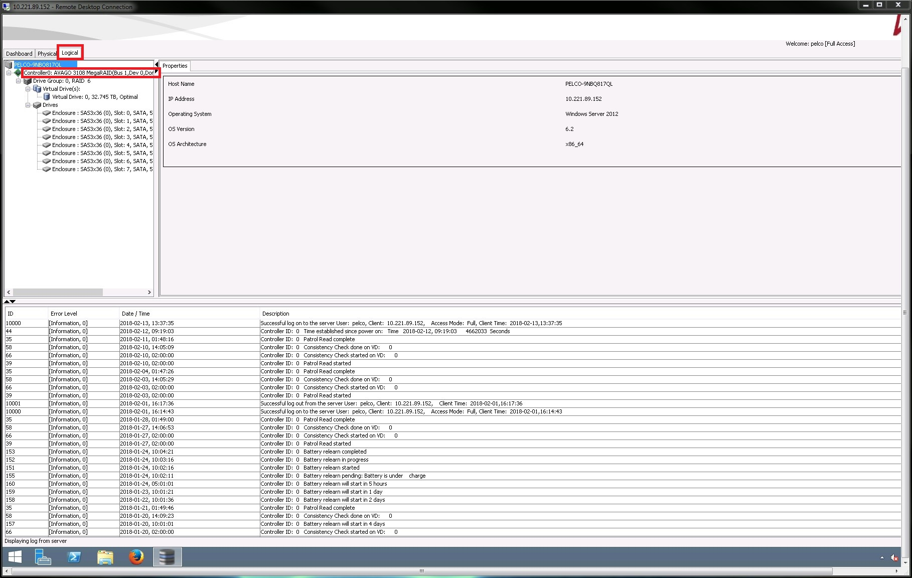 VxS How to update the RAID controller firmware