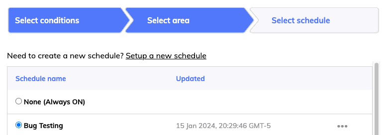 How Do I Apply Schedules To Cameras With Calipsa Protect Enabled?