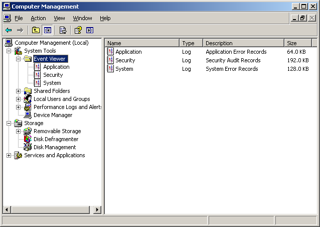 Exporting Logs From the Windows Event Viewer (legacy Windows versions)
