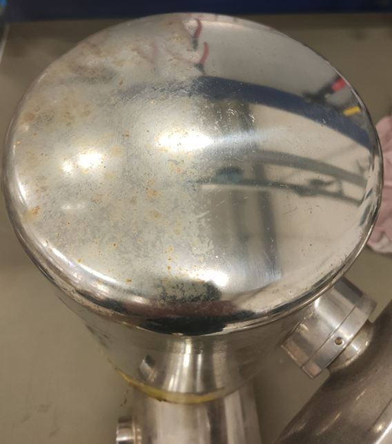 Rust on the surface of ExSite Enhanced 2 Series Cameras