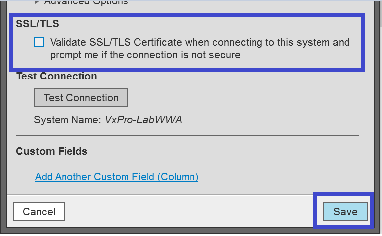 OpsCenter Can Not Login To Server Because Of SSL/TLS Warning